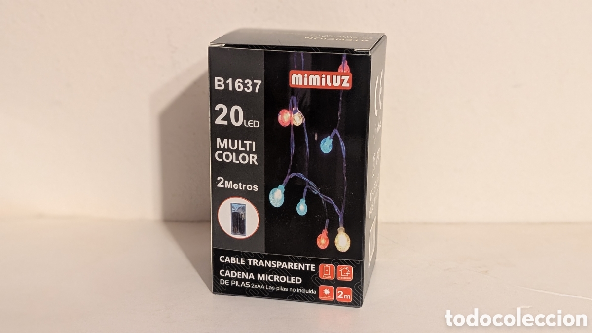 Coleccionismo: Guirnalda de luces microLED. Mimiluz.