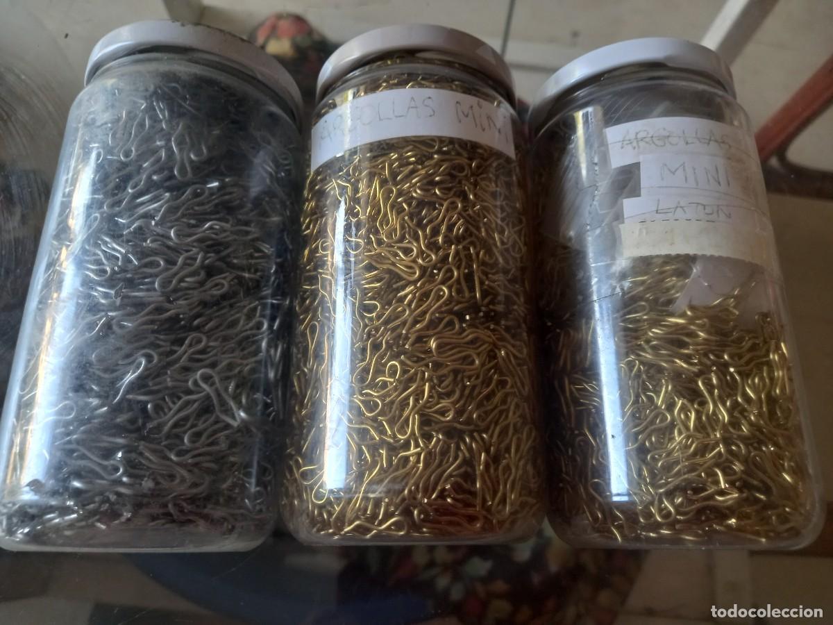Coleccionismo: 1000 Argollas mini de laton / acero inoxidable para moldes de plomo