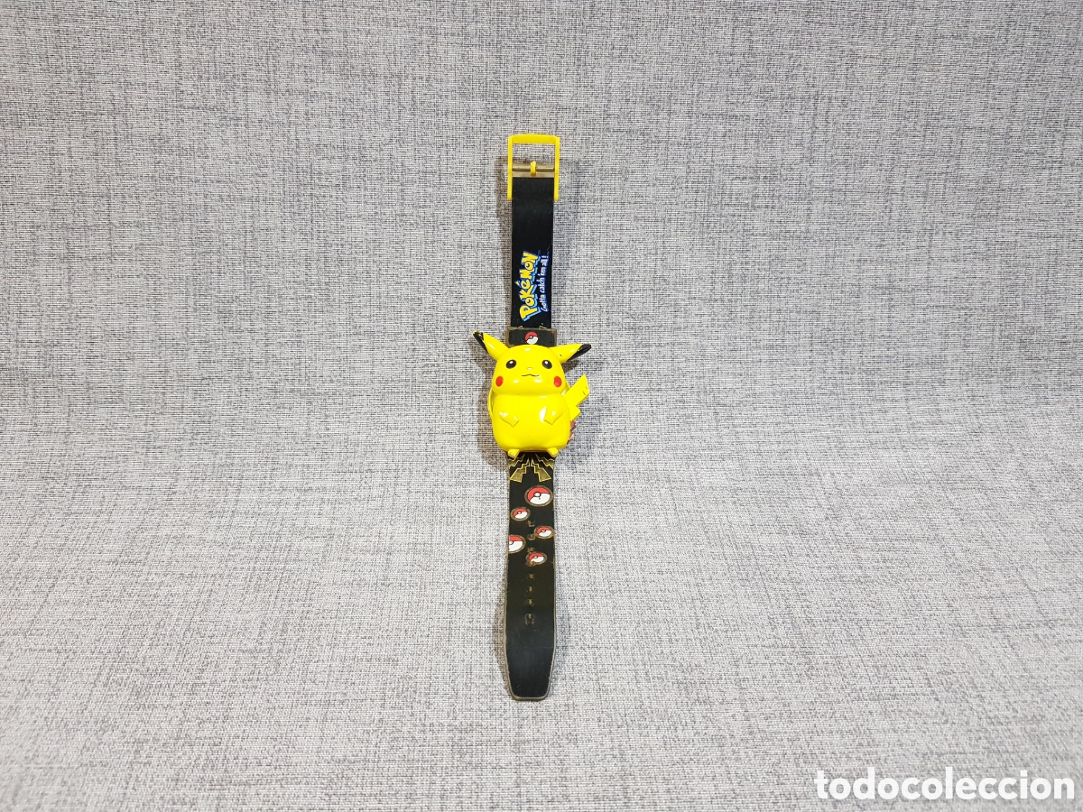 Coleccionismo: 1998 RELOJ DIGITAL POK&Eacute;MON TAPA CON FIGURA TRIDIMENSIONAL PIKACHU. FUNCIONA.
