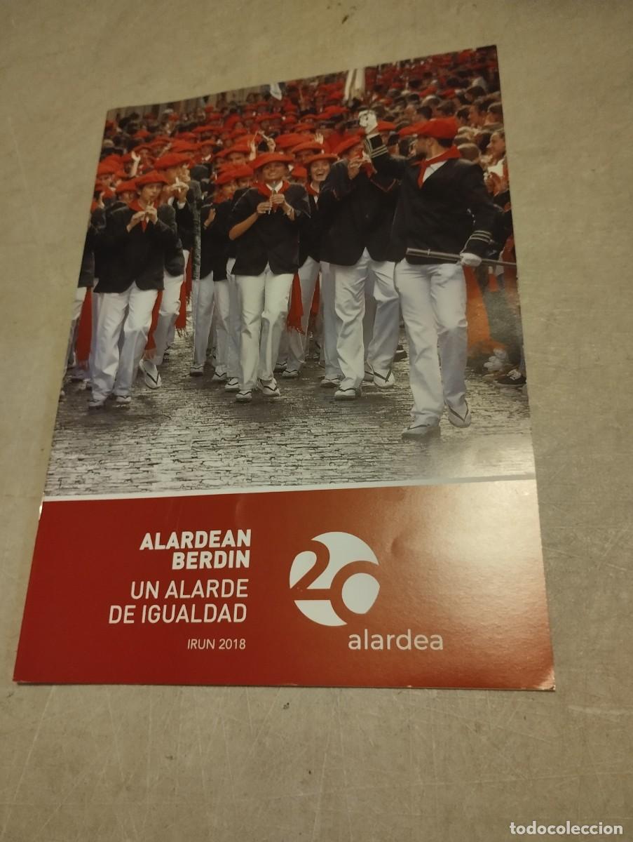 Coleccionismo: Programa de Fiestas San Marcial Irun Alarde P&uacute;blico 2018