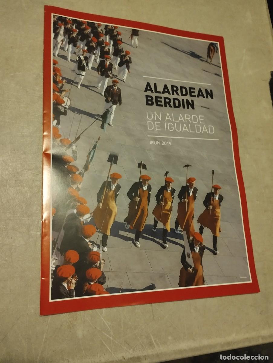 Coleccionismo: Programa de Fiestas San Marcial Irun Alarde P&uacute;blico 2019