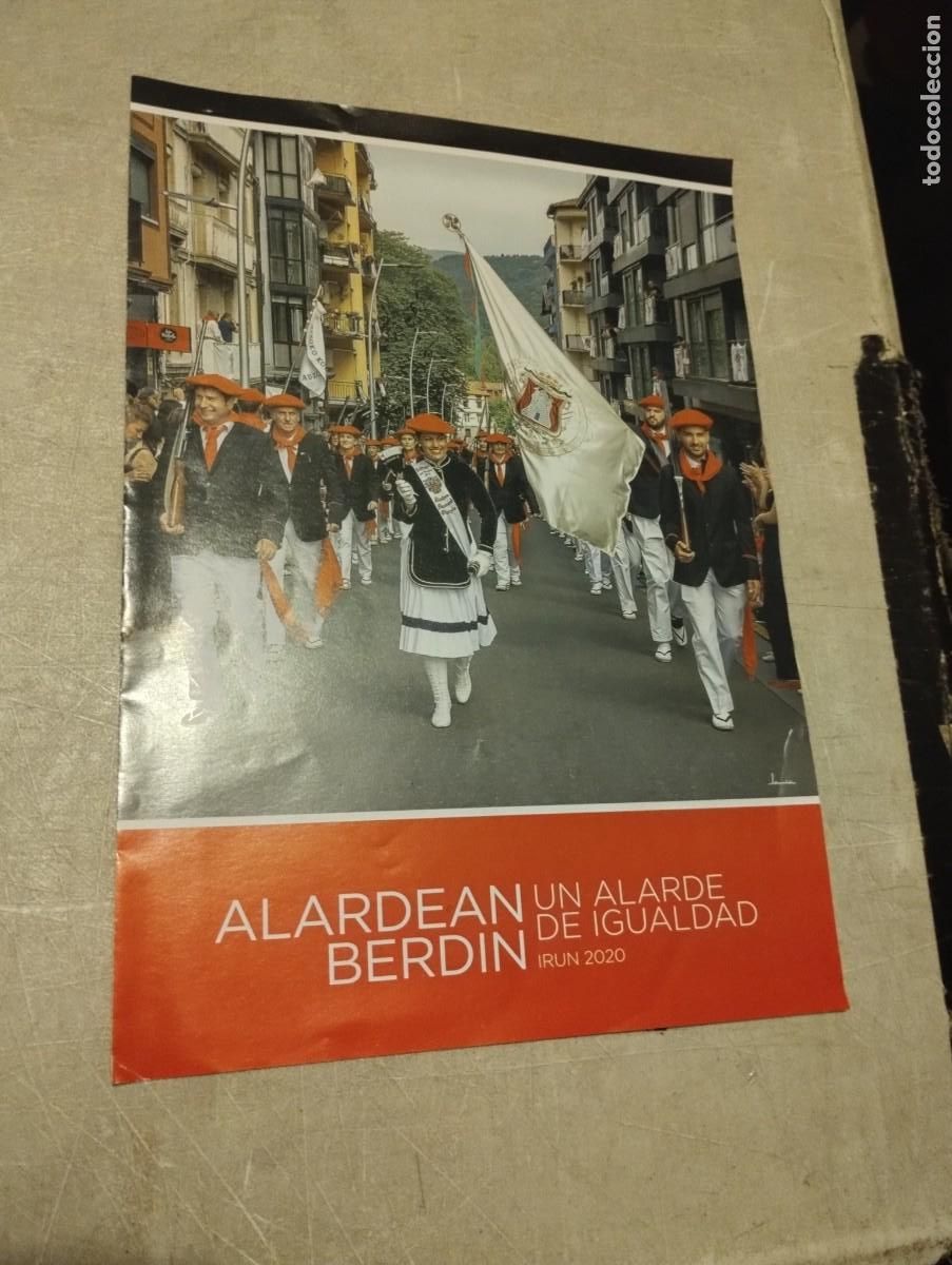 Coleccionismo: Programa de Fiestas San Marcial Irun Alarde P&uacute;blico 2020