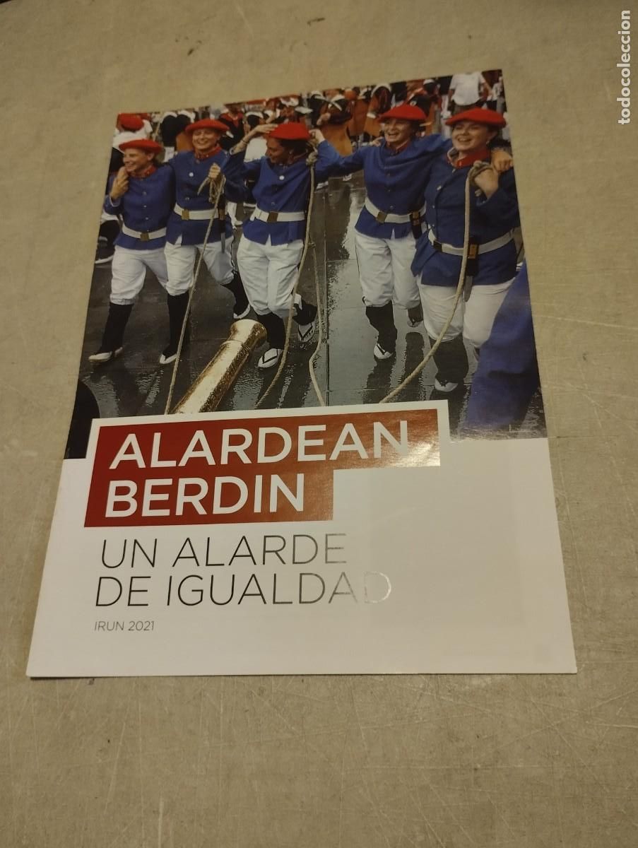 Coleccionismo: Programa de Fiestas San Marcial Irun Alarde P&uacute;blico 2021
