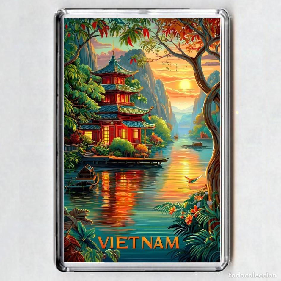 Coleccionismo: iMAN ACRILICO NEVERA - VIETNAM 01