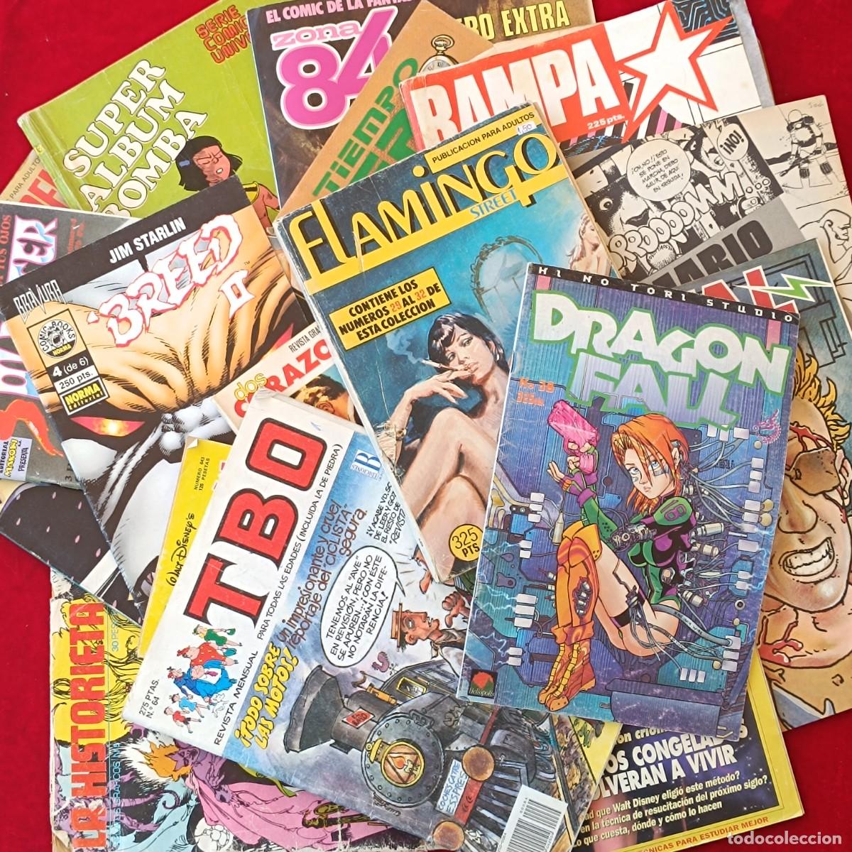 Coleccionismo: Lote c&oacute;mics espa&ntilde;oles mixtos 80s&ndash;90s