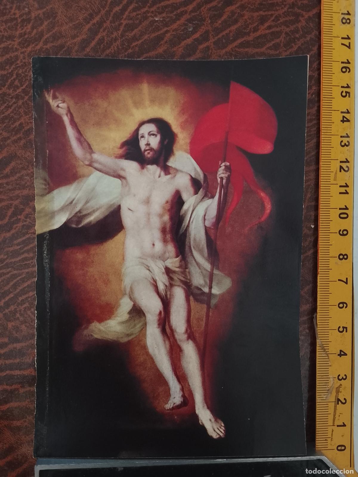 Coleccionismo: PEQUE&Ntilde;A LAMINA RELIGIOSA PARA ENMARCAR , ANTIGUA - LA ASCENSION DEL SE&Ntilde;OR