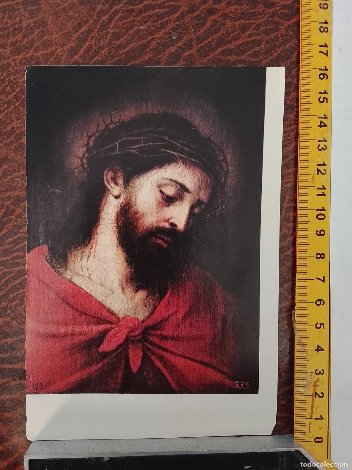 Coleccionismo: PEQUE&Ntilde;A LAMINA RELIGIOSA PARA ENMARCAR , ANTIGUA - CRISTO ECCE HOMO