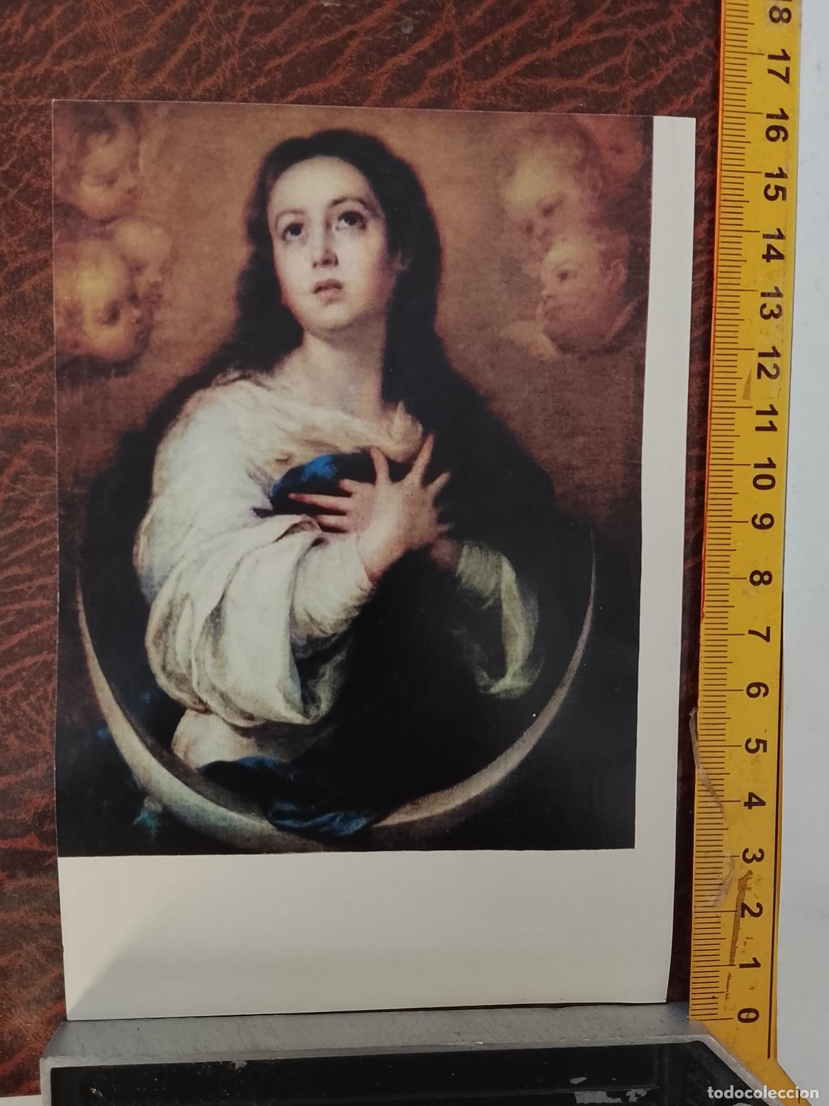 Coleccionismo: PEQUE&Ntilde;A LAMINA RELIGIOSA PARA ENMARCAR , ANTIGUA - VIRGEN LA INMACULADA CONCEPCION