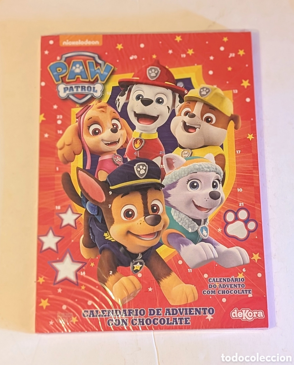 Coleccionismo: Calendario Adviento sin abrir Paw Patrol. Patrulla Canina. Dekora