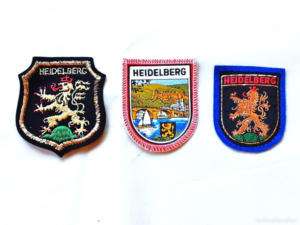 Coleccionismo: LOTE PARCHES ESCUDOS CIUDAD HEIDELBERG ALEMANIA