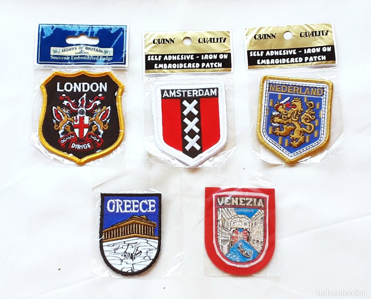 Coleccionismo: LOTE PARCHES ESCUDOS EUROPEOS