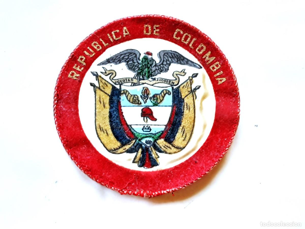 Coleccionismo: PARCHE ESCUDO REP&Uacute;BLICA COLOMBIA