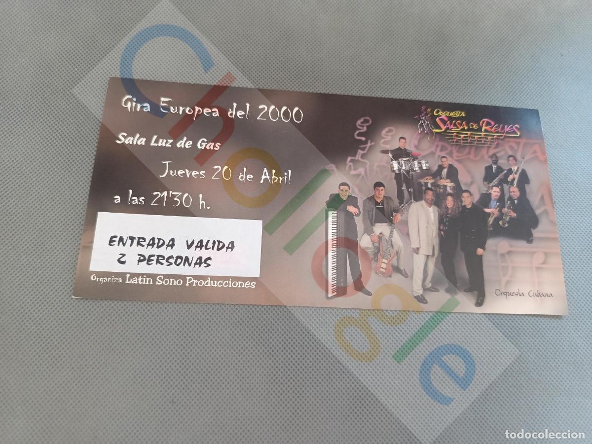 Coleccionismo: invitacion sala luz de gas salsa de reyes 2000
