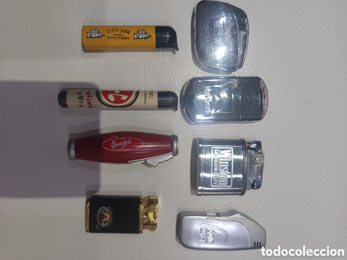 Coleccionismo: Mecheros varios con publicidad