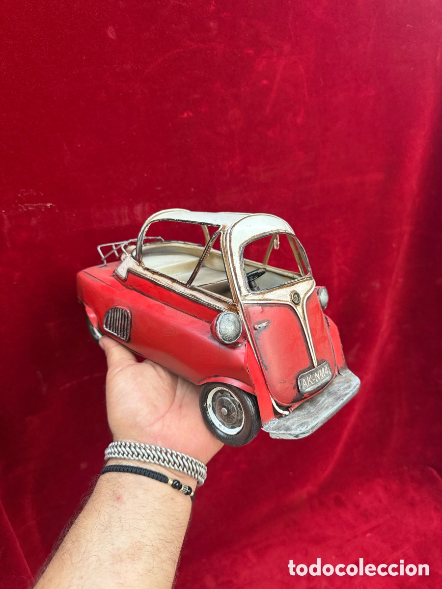 Coleccionismo: Preciosa maqueta metalica vehiculo Isetta,Bmw!