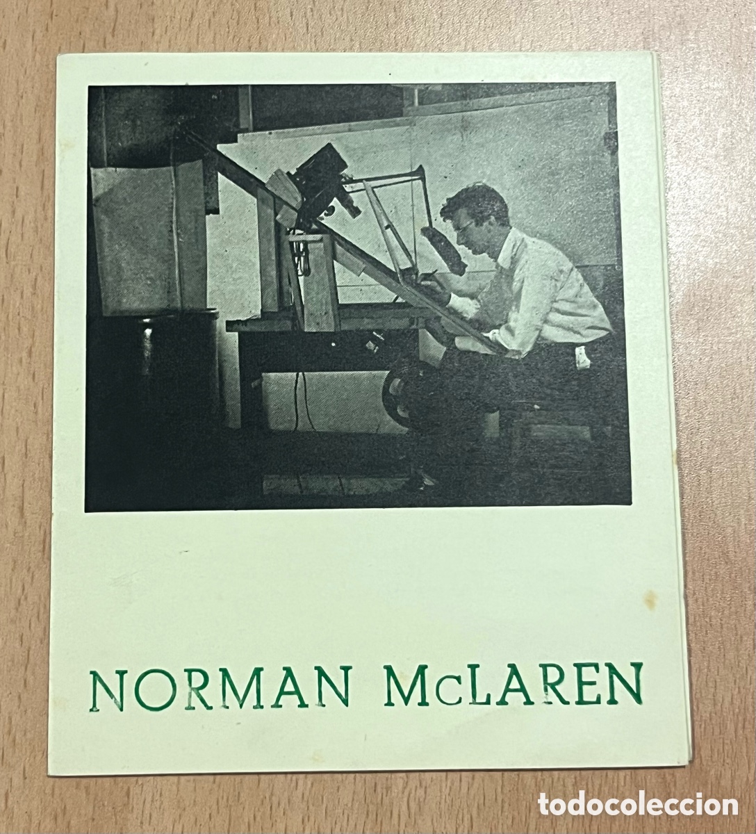 Coleccionismo: FOLLETO: NORMAN MCLAREN - COLEGIO MAYOR SAN JORGE, CALLE MAESTRO NICOLAU 13 - A&Ntilde;O 1954