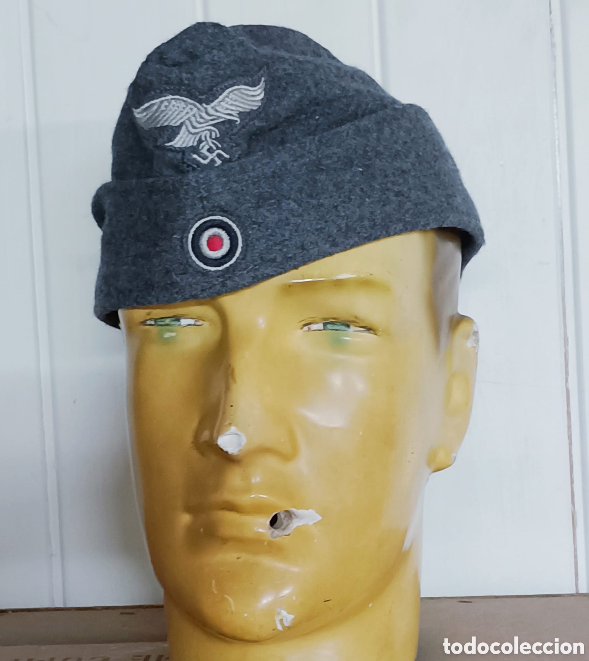 Coleccionismo: Gorra luftwaffe platanera talla 58-59 - Foto 2
