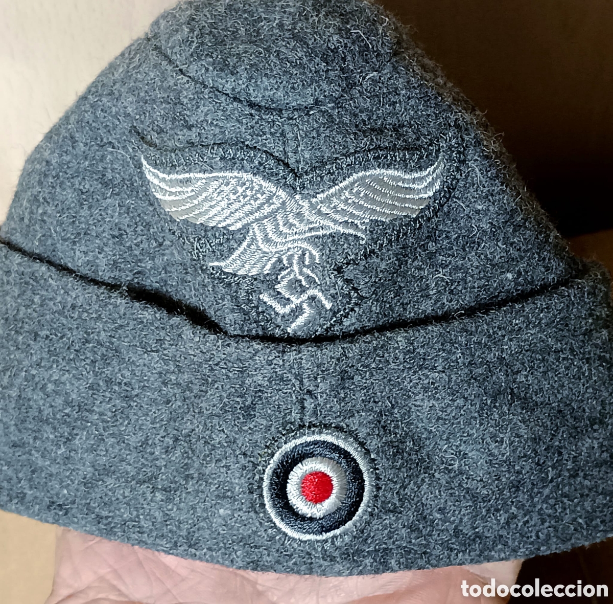 Coleccionismo: Gorra luftwaffe platanera talla 58-59 - Foto 3