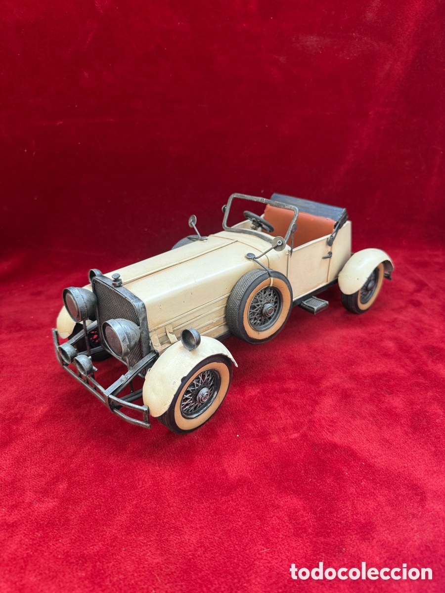 Coleccionismo: Preciosa maqueta metalica de un vehiculo antiguo!