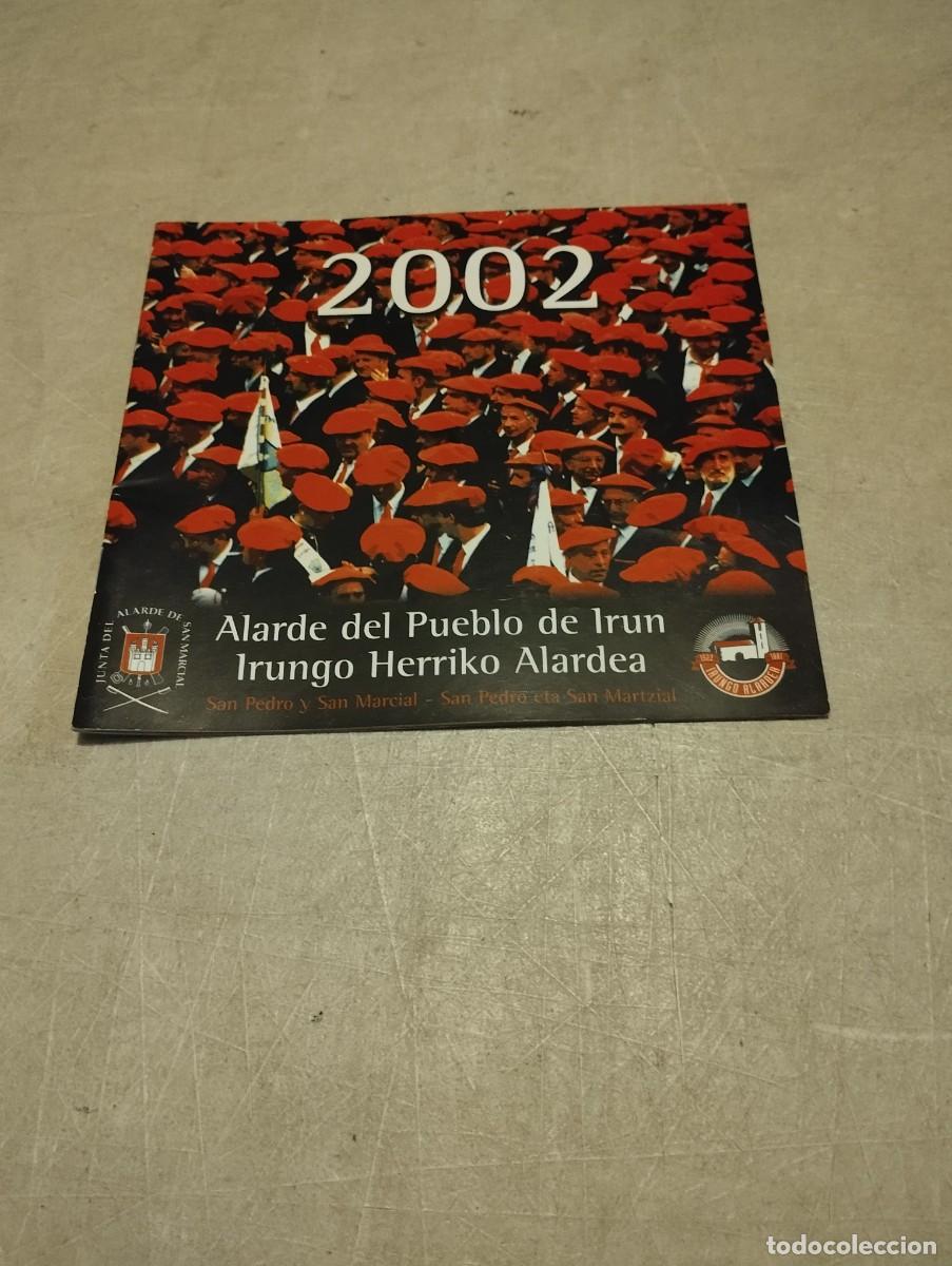 Coleccionismo: Programa de Fiestas San Marcial Irun Alarde Tradicional 2002
