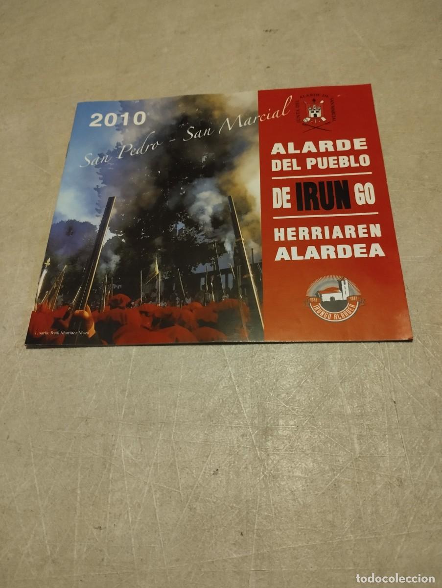 Coleccionismo: Programa de Fiestas San Marcial Irun Alarde Tradicional 2010