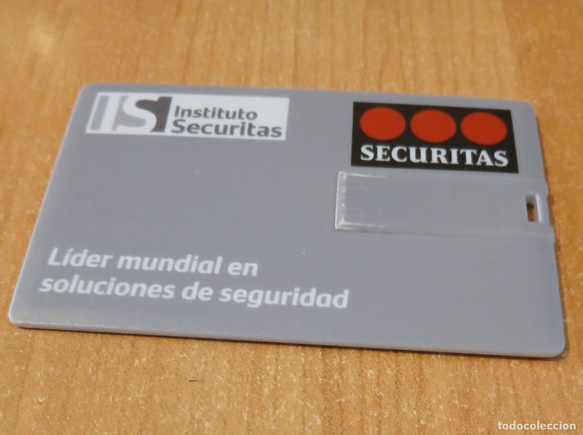 Coleccionismo: TARJETA USB 8 GB SECURITAS