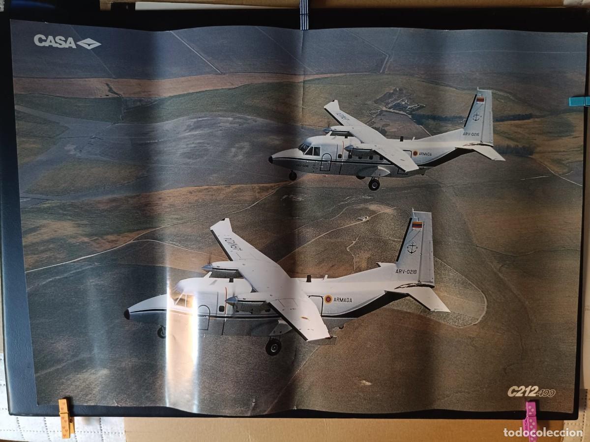 Coleccionismo: Lamina de aviones de transporte militar ligero CASA C-212 Aviocar