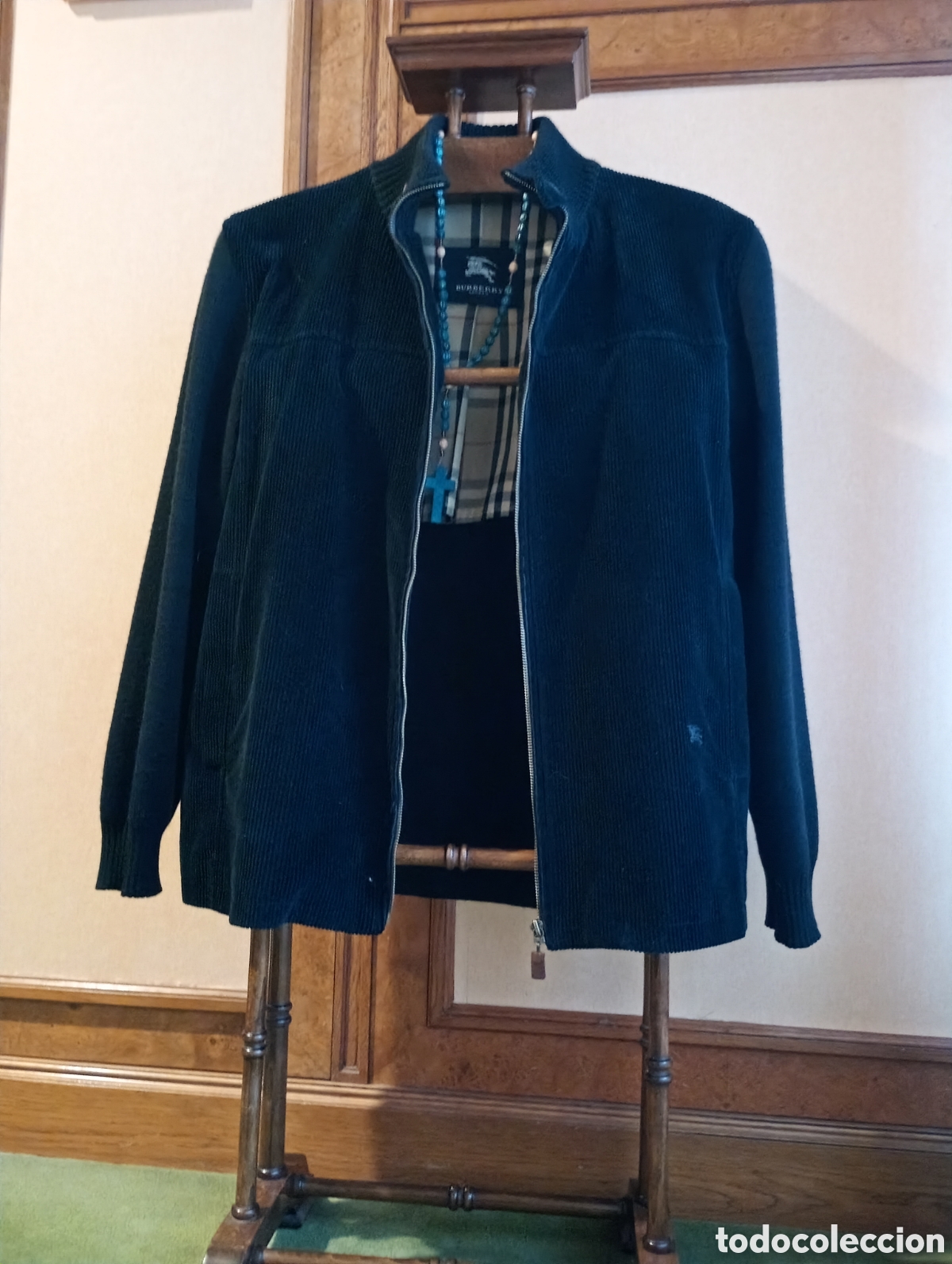 Coleccionismo: Chaqueta burberry ventage hombre terciopelo pana. Aut&eacute;ntica