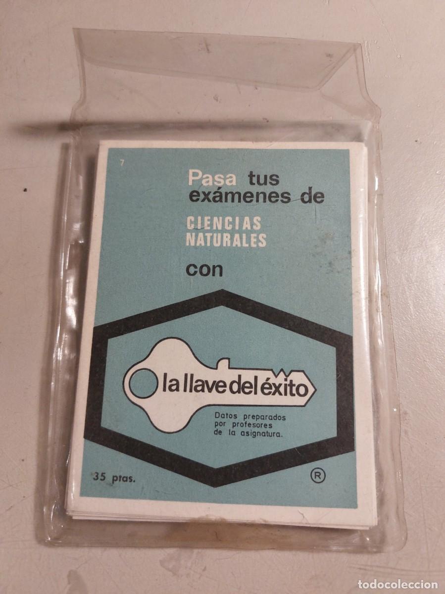 Coleccionismo: LA LLAVE DEL &Eacute;XITO CIENCIAS NATURALES CHULETAS ESCOLARES A&Ntilde;OS 80 COMPLETO