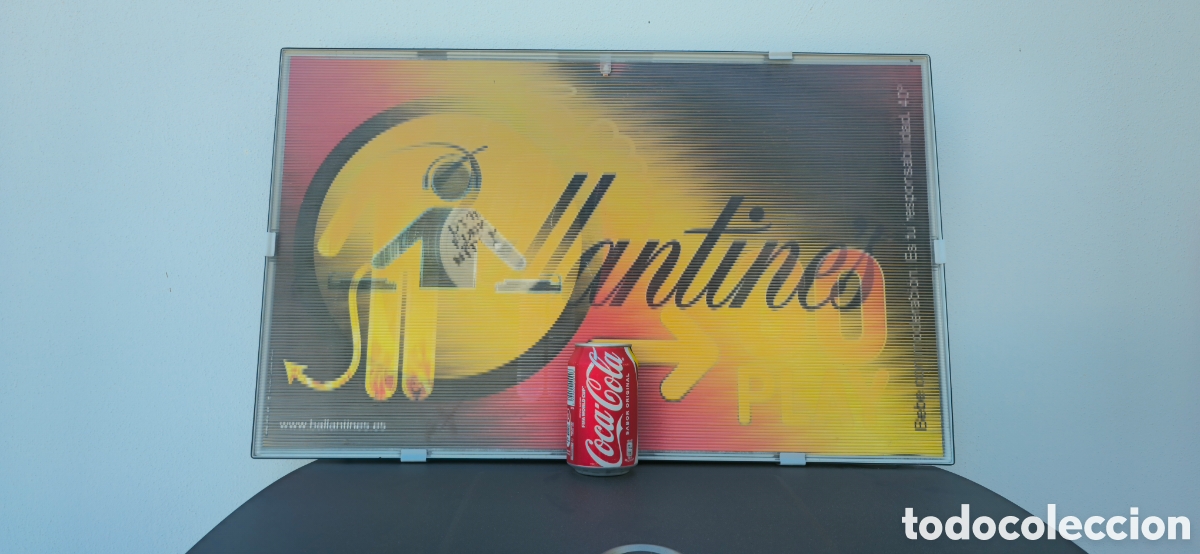 Coleccionismo: Cartel luminoso lenticular - Foto 2