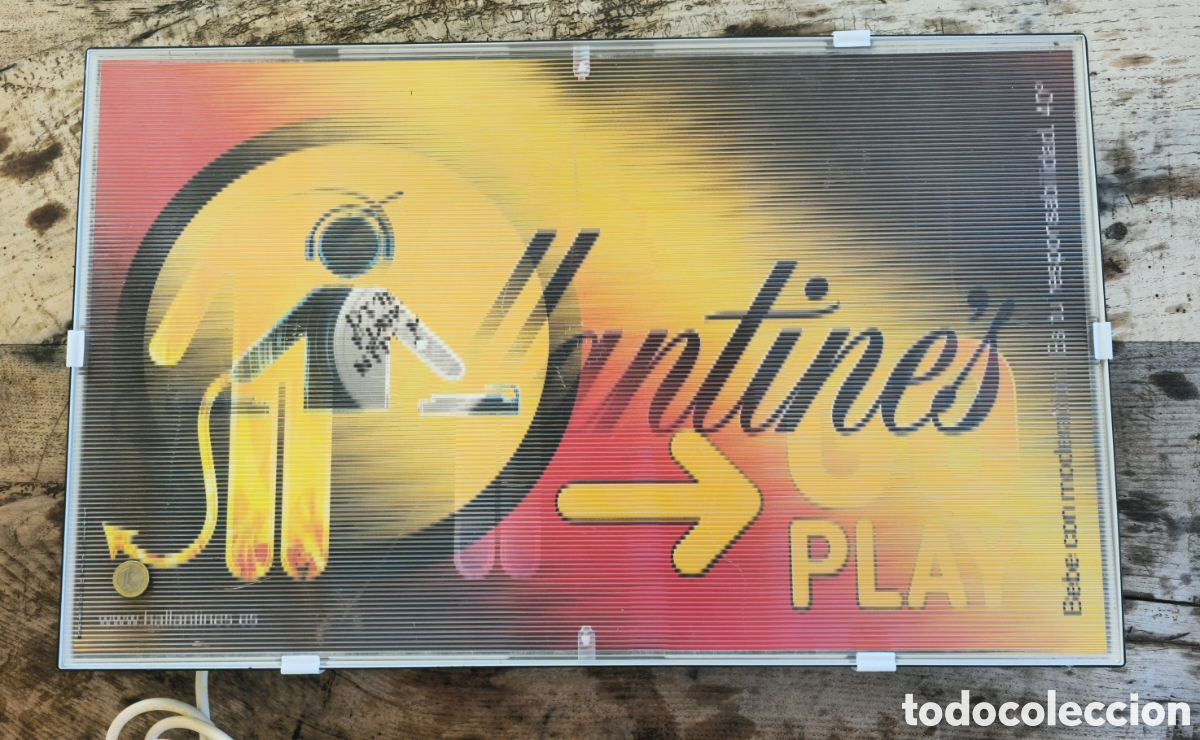 Coleccionismo: Cartel luminoso lenticular - Foto 4