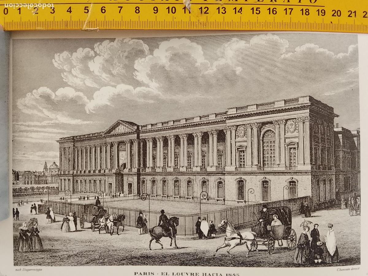 Coleccionismo: IMAGEN PARA ENMARCAR DE GRABADO O LITOGRAFIA DE LA EPOCA - PARIS CIRCA 1845