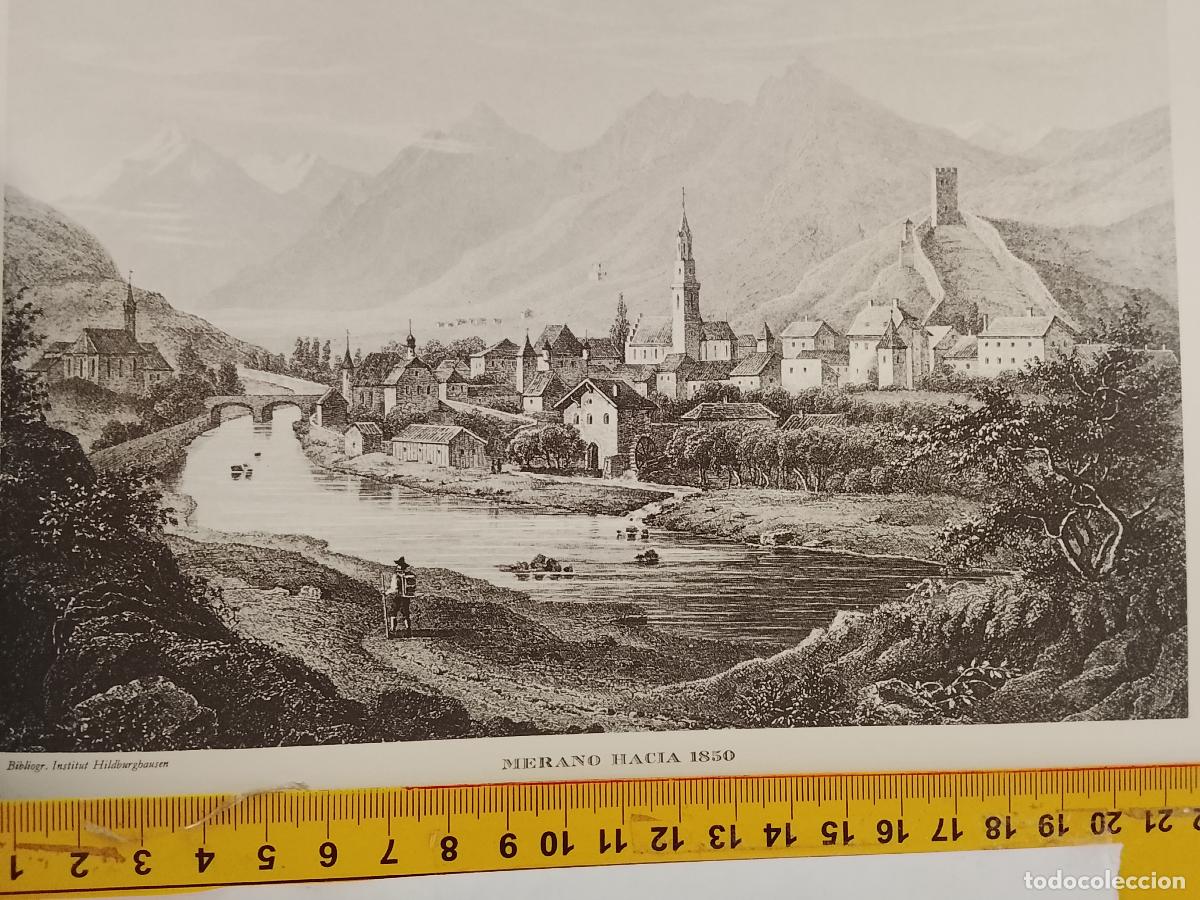 Coleccionismo: IMAGEN PARA ENMARCAR DE GRABADO O LITOGRAFIA DE LA EPOCA - CERANO CIRCA A&Ntilde;O 1850