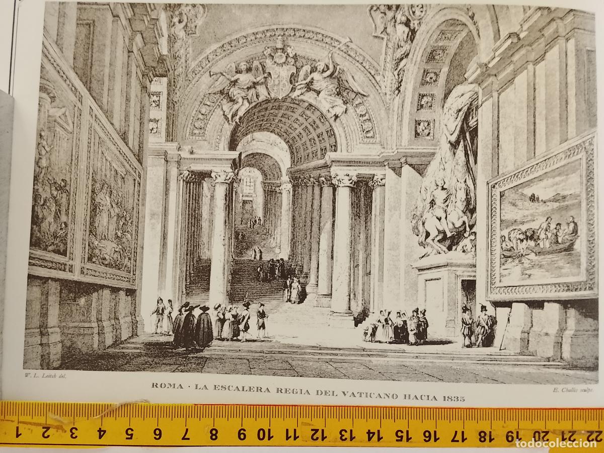 Collectionnisme: IMAGEN PARA ENMARCAR DE GRABADO O LITOGRAFIA DE LA EPOCA - ROMA VATICANO CIRCA A&Ntilde;O 1835