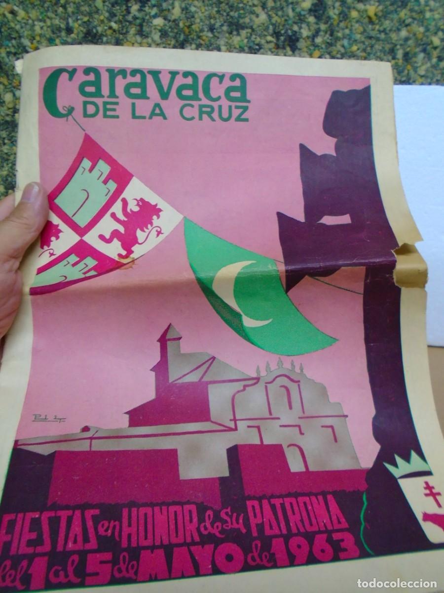 Coleccionismo: CARAVACA DE LA CRUZ( MURCIA) PROGRAMA DE FIESTAS 1963.