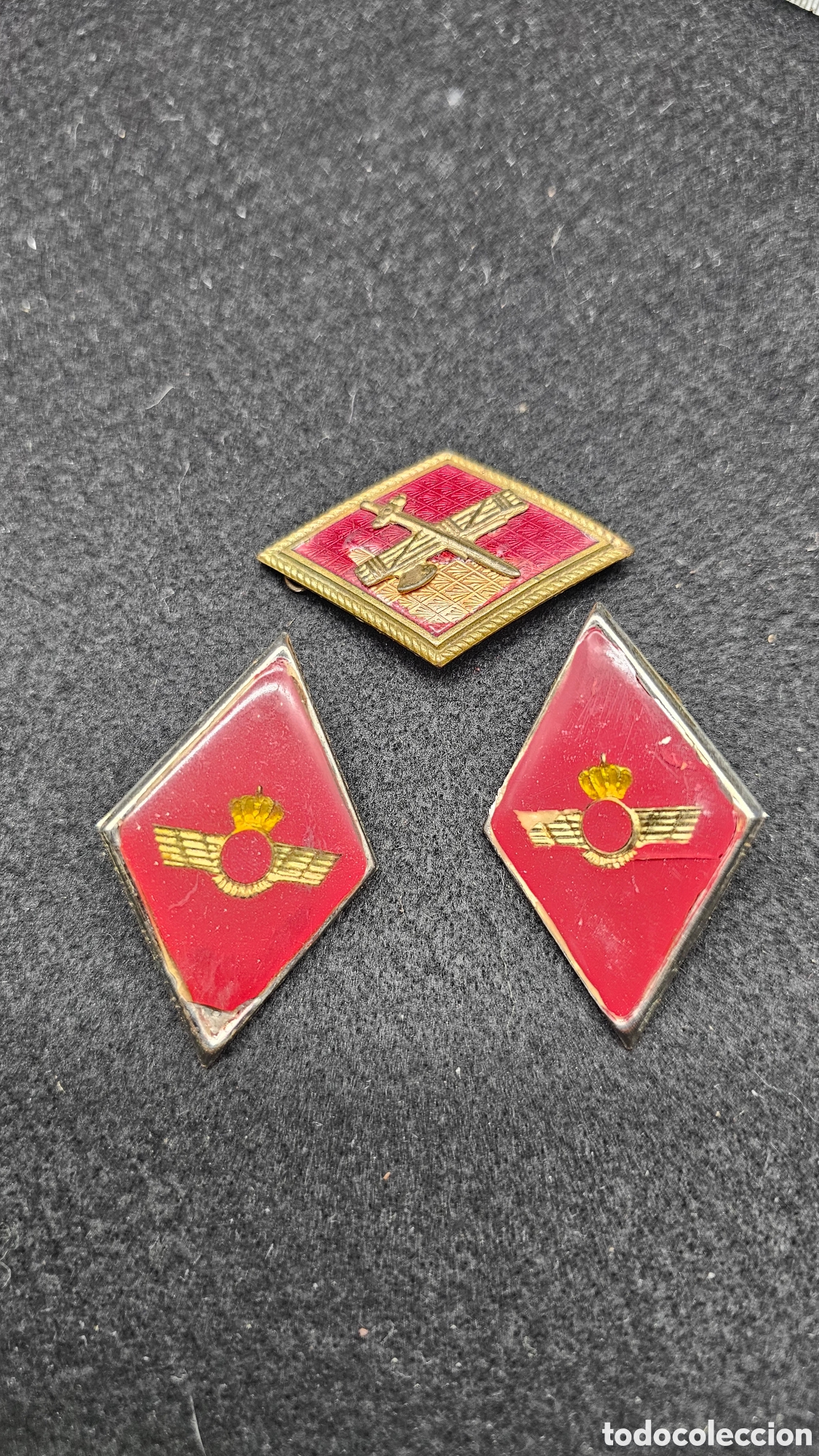 Coleccionismo: Insignias militares romboidales......