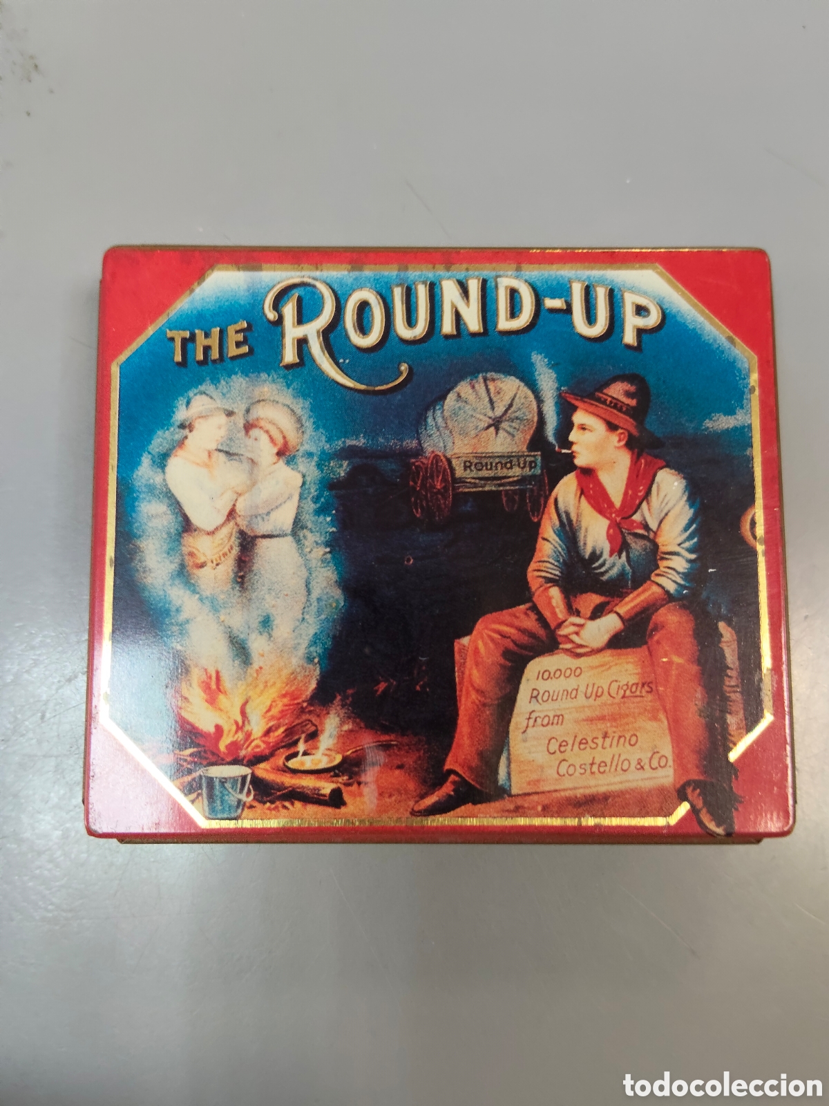 Collecting: cajita de cigarrillos ROUND-UP