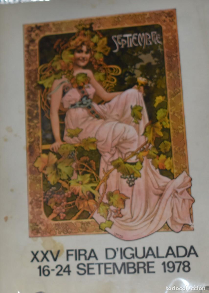 Coleccionismo: IGUALADA Programa XXV Fira Setembre 1978 Portada Camps