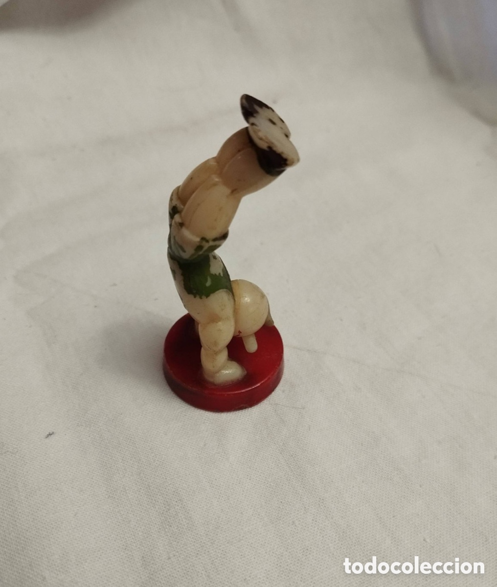 Coleccionismo: RARA Y ANTIGUA FIGURA SOVI&Eacute;TICA &rdquo;GIMNASTA / ACR&Oacute;BATA&rdquo; (6,5 CM) - MADE IN USSR (A&Ntilde;OS 50/60)