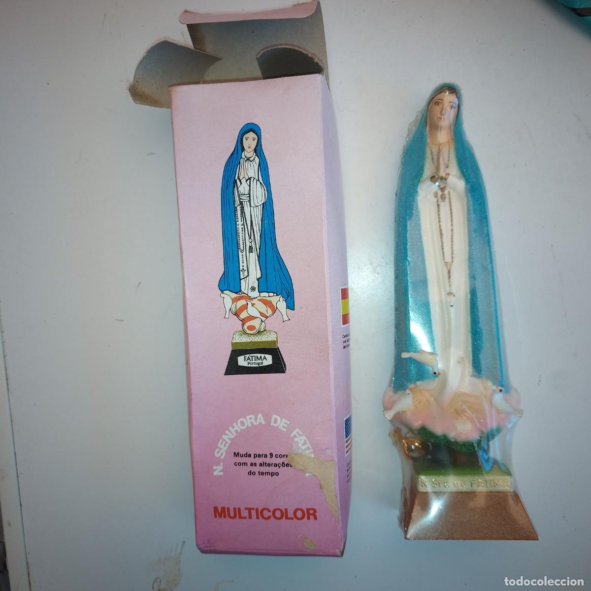 Coleccionismo: ANTIGUA FIGURA DE LA VIRGEN DE FATIMA