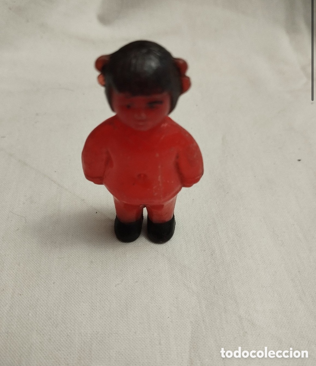 Coleccionismo: RARA Figura Ni&ntilde;a China 6,5 cm - Made in USSR a&ntilde;os 50-60 - Pl&aacute;stico duro / Baquelita vintage
