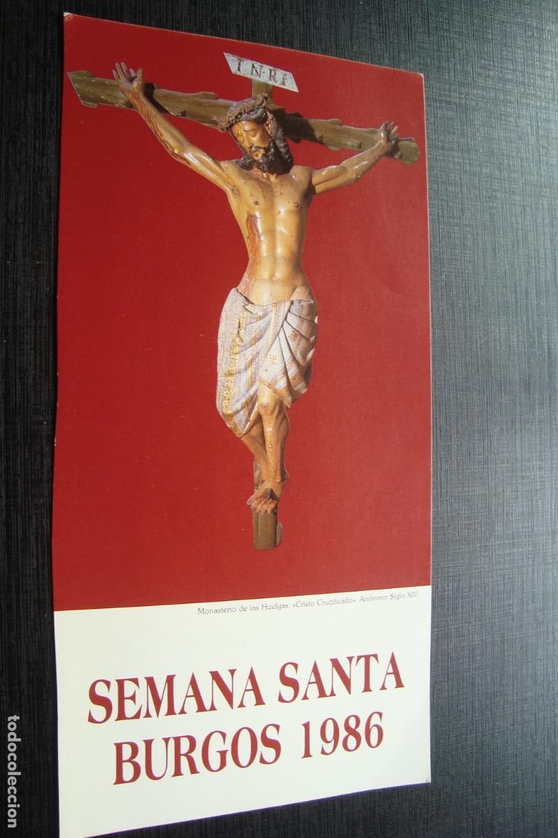 Coleccionismo: MUSICA RELIGIOSA SEMANA SANTA BURGOS 1986. THE SCHOLARS. CORAL CARMEN REINOSA. CORO TOLBUHIN. YAGUE