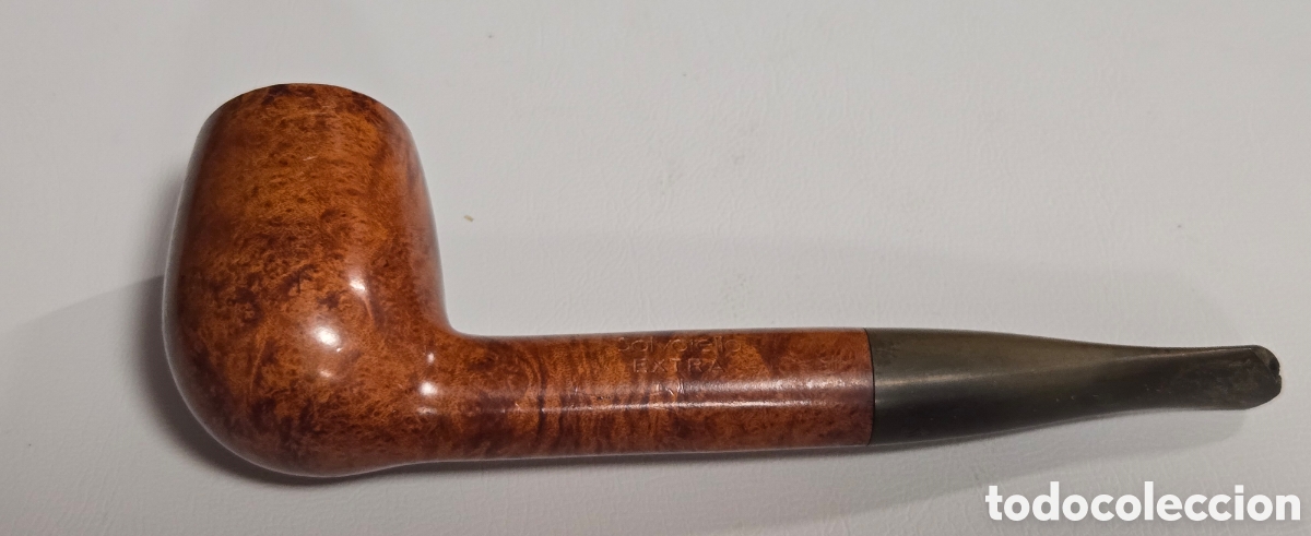 Coleccionismo: Pipa de fumar vintage Salvatella Extra de brezo &ndash; fabricaci&oacute;n espa&ntilde;ola