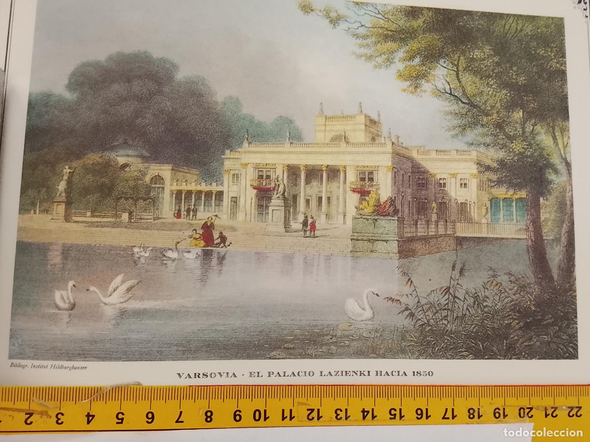 Coleccionismo: IMAGEN PARA ENMARCAR DE GRABADO O LITOGRAFIA DE LA EPOCA - VARSOVIA CIRCA A&Ntilde;O 1850