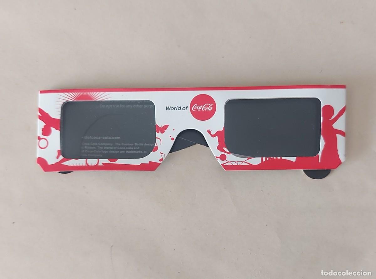 Coleccionismo: Gafas de carton coca cola
