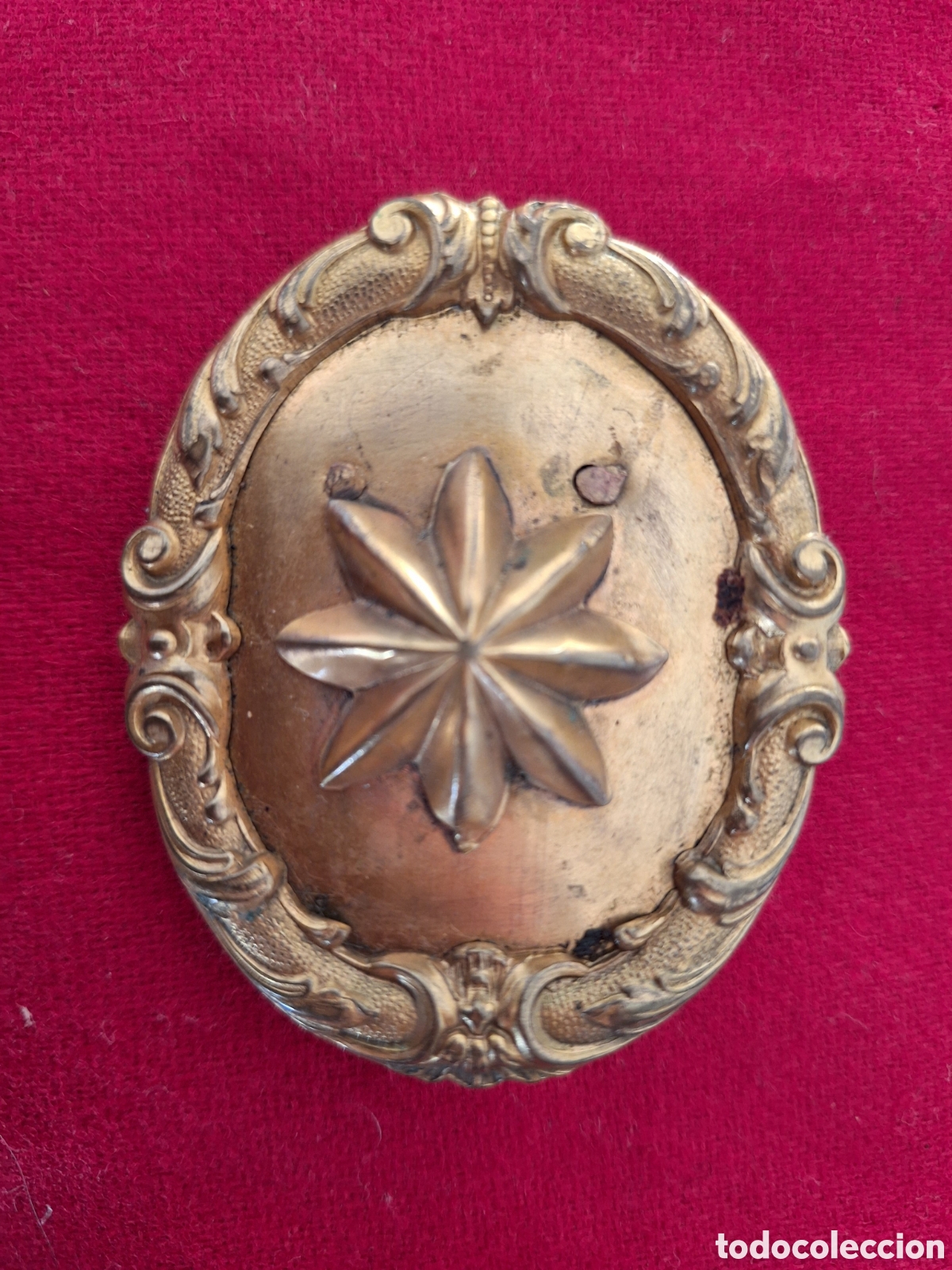 Coleccionismo: HEBILLA PARA CINTURON MILITAR CON INSIGNIA DEL ESTADO MAYOR DEL EJERCITO URUGUAYO 1916 Y ANTERIOR