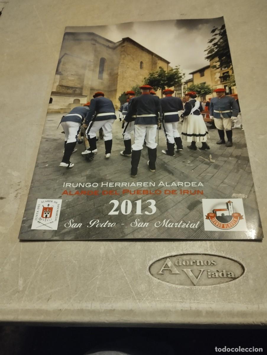Coleccionismo: Programa de Fiestas San Marcial Irun Alarde Tradicional 2013