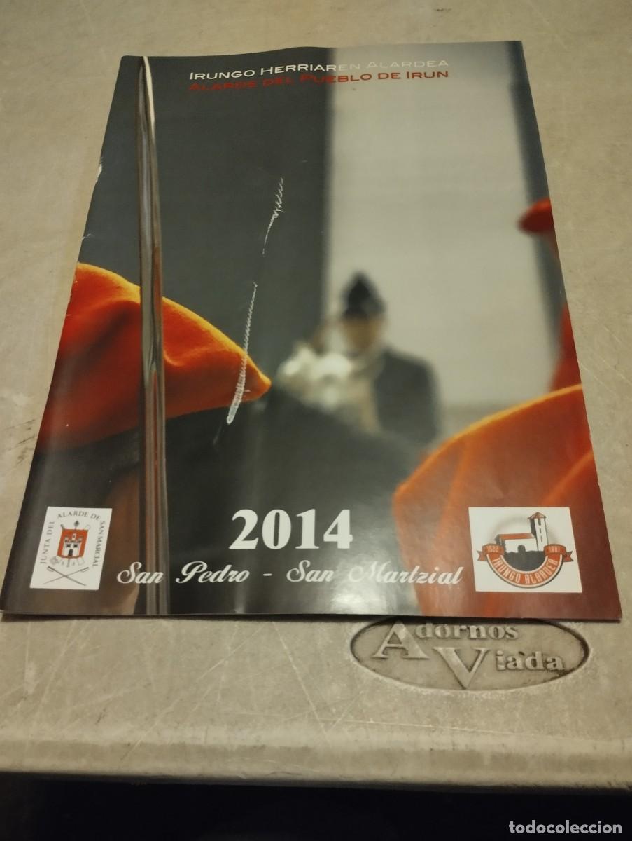 Coleccionismo: Programa de Fiestas San Marcial Irun Alarde Tradicional 2014
