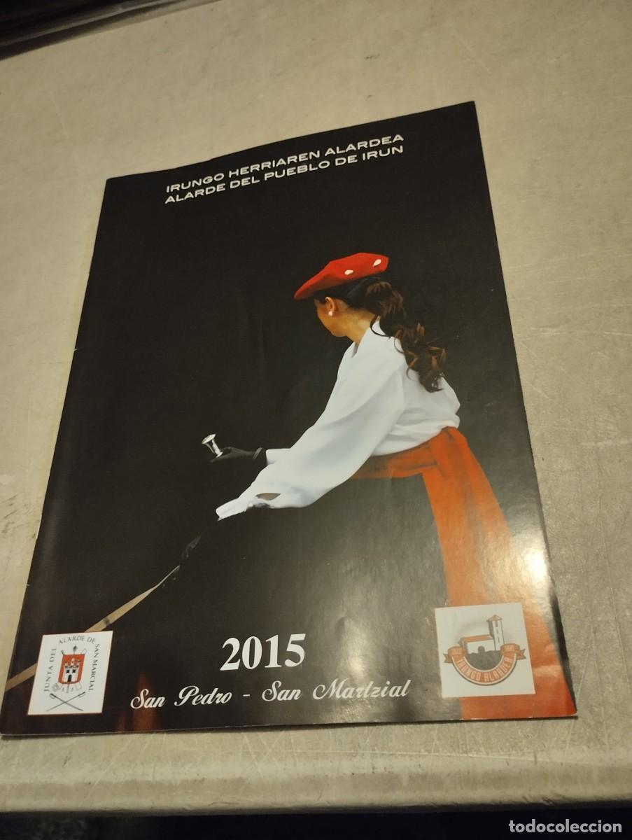 Coleccionismo: Programa de Fiestas San Marcial Irun Alarde Tradicional 2015
