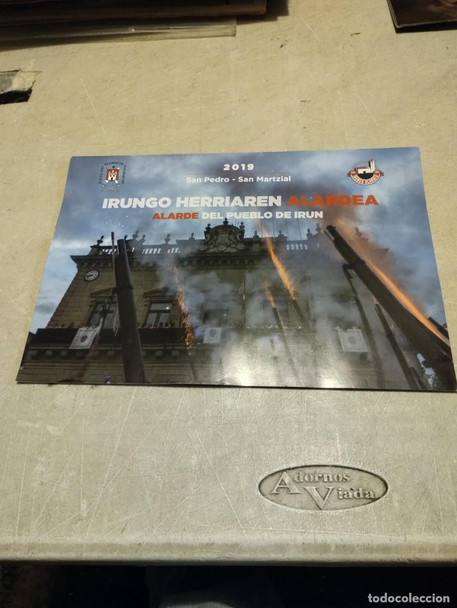 Coleccionismo: Programa de Fiestas San Marcial Irun Alarde Tradicional 2019